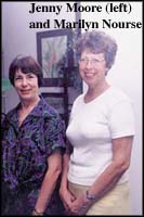 Jenny Moore (left) and Marilyn Nourse