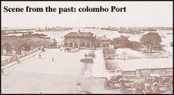 Scene from the past: Colombo Port