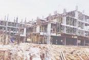 Flats under construction at Wanathamulla, under phase I