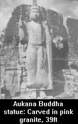 Aukana Buddha statue