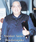 Speaker Anura Bandaranaike