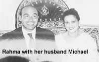 Rahma with her husband Michael