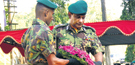 Commandant of the Police Special Task Force (STF) Nimal Lewke, Deput Inspector General of Police at ceremonies in memory of fallen heroes held on Friday at their training school in Kalutara. 
