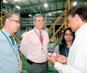 John Rankin (left) , Nick Nicolaou and Amal Cabraal.