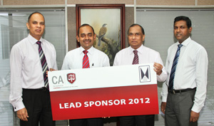 Mr. Arjuna Herath, Vice President - CA Sri Lanka; Mr. Sujeewa Rajapakse, President - CA Sri Lanka; Mr. Ronnie Peiris, Group Finance Director - JKH; and Mr. Aruna Alwis, Secretary/CEO - CA Sri Lanka