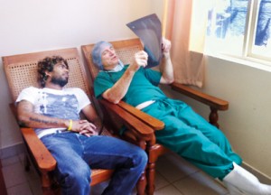 Doctor and friend: Taking a look at pacie Lasith Malinga’s x-ray