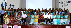 Lecturers of Department of Statisticsand members of the Stat Circle, University of Colombo