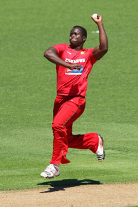 Left arm fast bowler Vitori stunned the bemused Lankan batsmen.