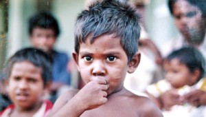 Urban children (file pic): How many are malnourished? Pic by M.A. Pushpa Kumara