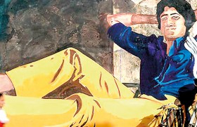 Mumbai murals recall old Bollywood as centenary nears