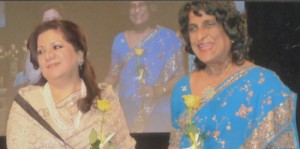 A Zonta leader: Dr. Marlene Abeywardene (right) at the Zonta International Convention in Torino