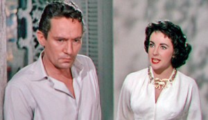 Second choice: The young Elizabeth Taylor with  Peter Finch in Elephant Walk