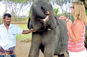 No longer there: Baby Sanju at the hotel