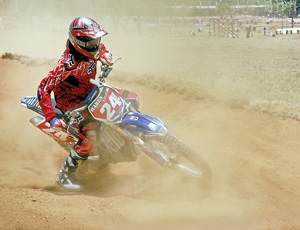 Action from last year’s Gajaba Supercross