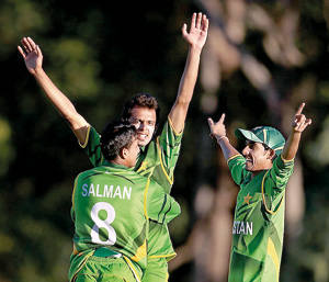 Pakistan’s Zia-ul-Haq took four wickets vs Afghanistan.