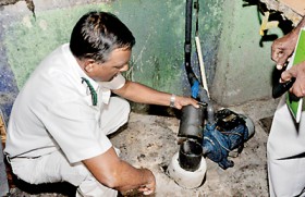 Water contaminated, typhoid in Colombo