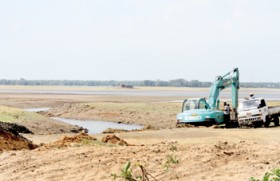 Parched land: The cracks widen