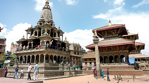 The Hanuman-dhoka Durbar Square: A complex of beautiful temples with both Hindu and Buddhist elements