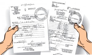 The two receipts showing different penalties and dutieswere imposed on almost identical items