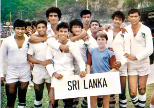The Gutsy Sri Lanka Sevens team of 1987.