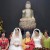Taiwan couple in same-sex Buddhist wedding