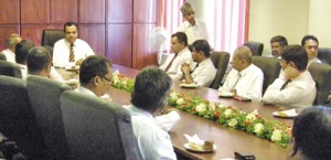 It was looking-forward time at the Sri Lanka Medical Association (SLMA) when its current President Prof. Vajira H.W. Dissanayake along with President-elect Dr. B.J.C. Perera and their team met for an in-depth discussion on the calendar of events for next year, at the SLMA at Wijerama Mawatha, Colombo 7.