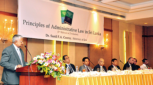 Launch of  ‘The Principles  of Administrative Law in  Sri Lanka’ 3rd edition