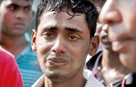 Education in tatters, student in tears