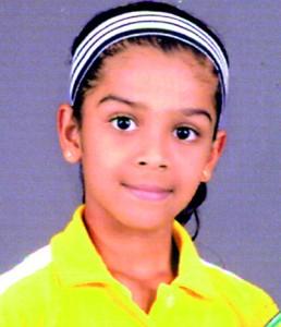 Girls Under 8 Singles Champion Sewmini Thathsarini