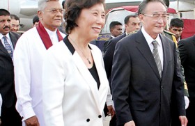 Chinese dignitary  on goodwill visit