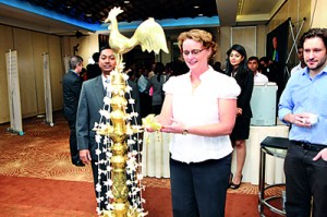 Ms Sonya Boylan, First Secretary Immigration, Australian High Commission and Mr Erath Karunaratne, Country Director, IDP Sri Lanka