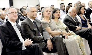 Commonwealth Secretary General Kamalesh Sharma and other invitees. Pix by Susantha Liyanawatta