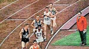 ‘Karu’ No 67 is among the winners of the 10000metre event. But, in reality he was being lapped four times over. But, what heppened at the end of the race is the legend.