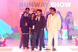 Pic shows Mohamed Ziham - CEO of The Fashion Circle introducing the concept of The Fashion Circle.com with Dilakshan Dariju - Chief Operating Officer and Managing Partner Ashan Kumar (right)
