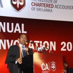 CA Sri Lanka President Mr. Sujeewa Rajapakse addressing the ceremony