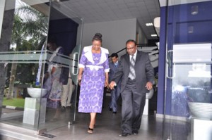 Hon. Prof. (Ms) Hlengiwe Mkhize and Capt. A. B. Herath – Director Training & Dean – Faculty of Maritime Sciences (CINEC)