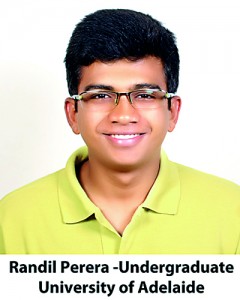 Randil Perera -Undergraduate ,University of Adelaide