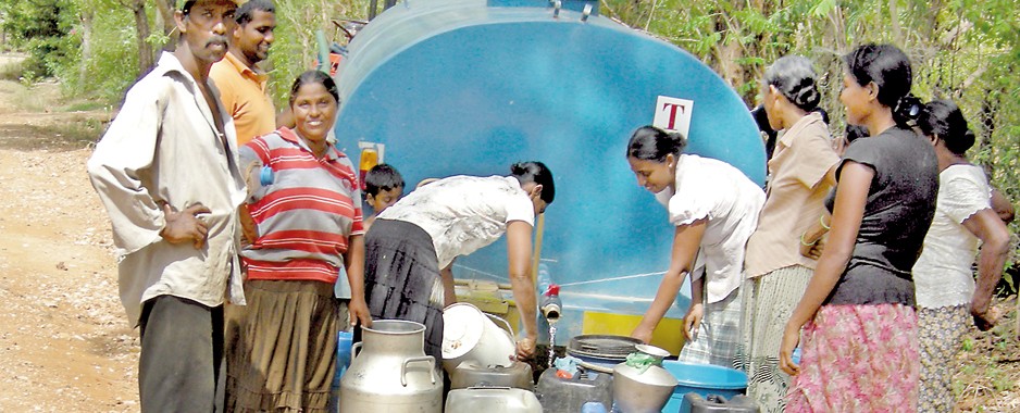 Parched Polonnaruwa cries for water