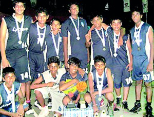 Standing from left: Joash Corera, Rushdy Ashroff, Sheik Moulana, Jacques Gunawardena, Sadun Bambarandage, Shizan Fairooz, Adeeb Jawhar, Pasan Athukorala, Nashad Rilwan and Vibudha Ranasinghe. Front row from left: Vishen De Silva, Hirun Ratnayake, Jayden Ferreirs, Kisal Nawalage and Sandeep Gunaratne.