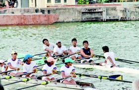 Rowing doubles for Musaeus and Asian International