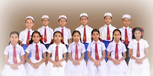13 students who got through the grade 5 scholarship examination, 2012