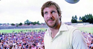 Ian Botham scored 145 not out to  help England record a dramatic comeback against Australia in the 1981 Ashes at Headingley.