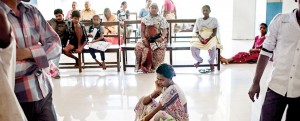 A crowd of patients and family members wait to be seen at the nephrology clinic at the public King George Hospital in Vizag. Pic by Anna Barry-Jester for Centre for Public Integrity