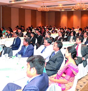 The audience present the function at Ramada, Colombo.
