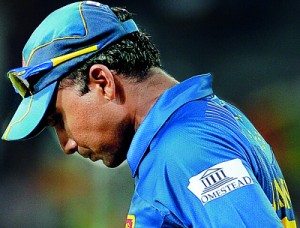 Dejected Mahela Jayawardena after the T20 finals