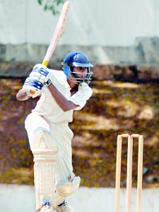 Thamalaka Athulathmudali of Ananda College in action.