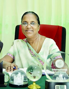 The Present Principal Mrs. Saraswathi Dahanayaka