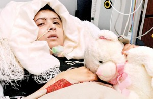 Pakistani schoolgirl Malala Yousafzai is is receiving treatment at the the Queen Elizabeth Hospital in Birmingham
