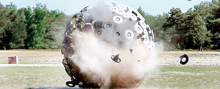 Can this giant ball rid  the world of landmines?