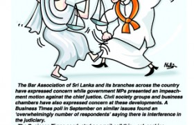 Lankans uneasy over Mahinda-CJ clash